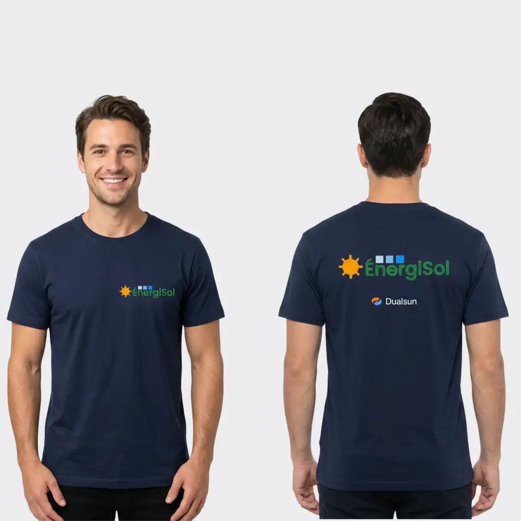 T-shirt L - DualSun Plaquette de chocolat