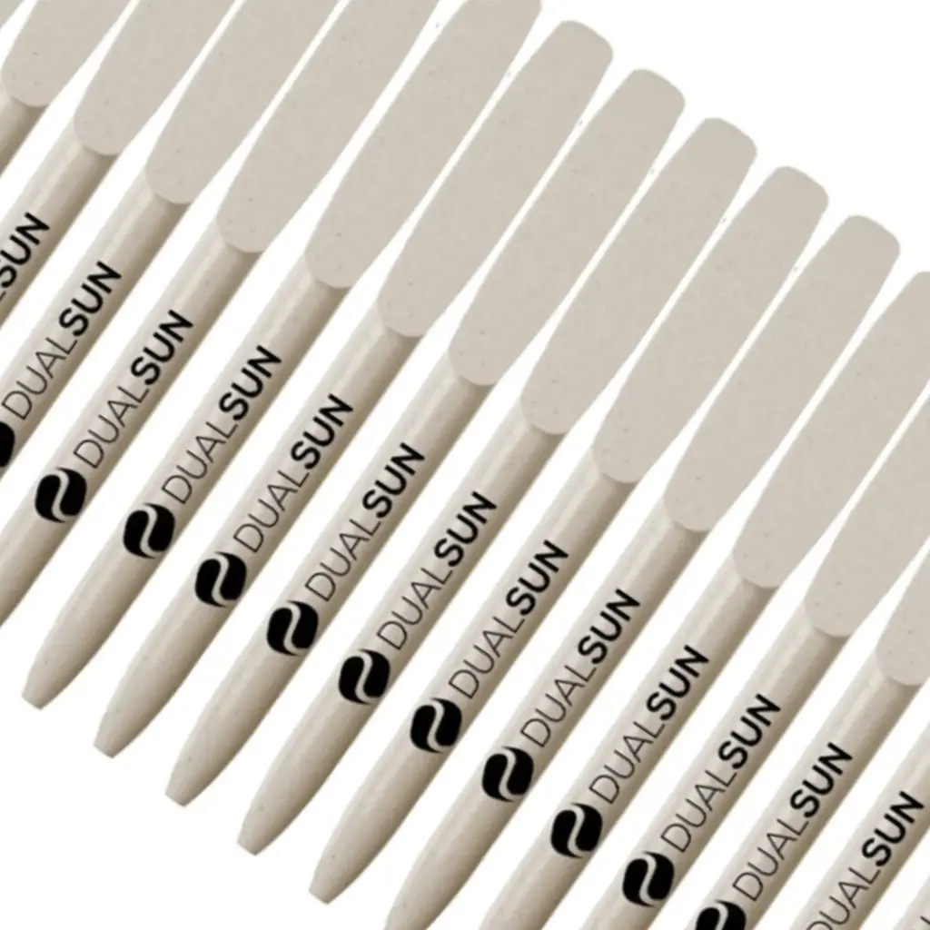 BIC® Super Clip Origin blanc, logo DualSun biobased