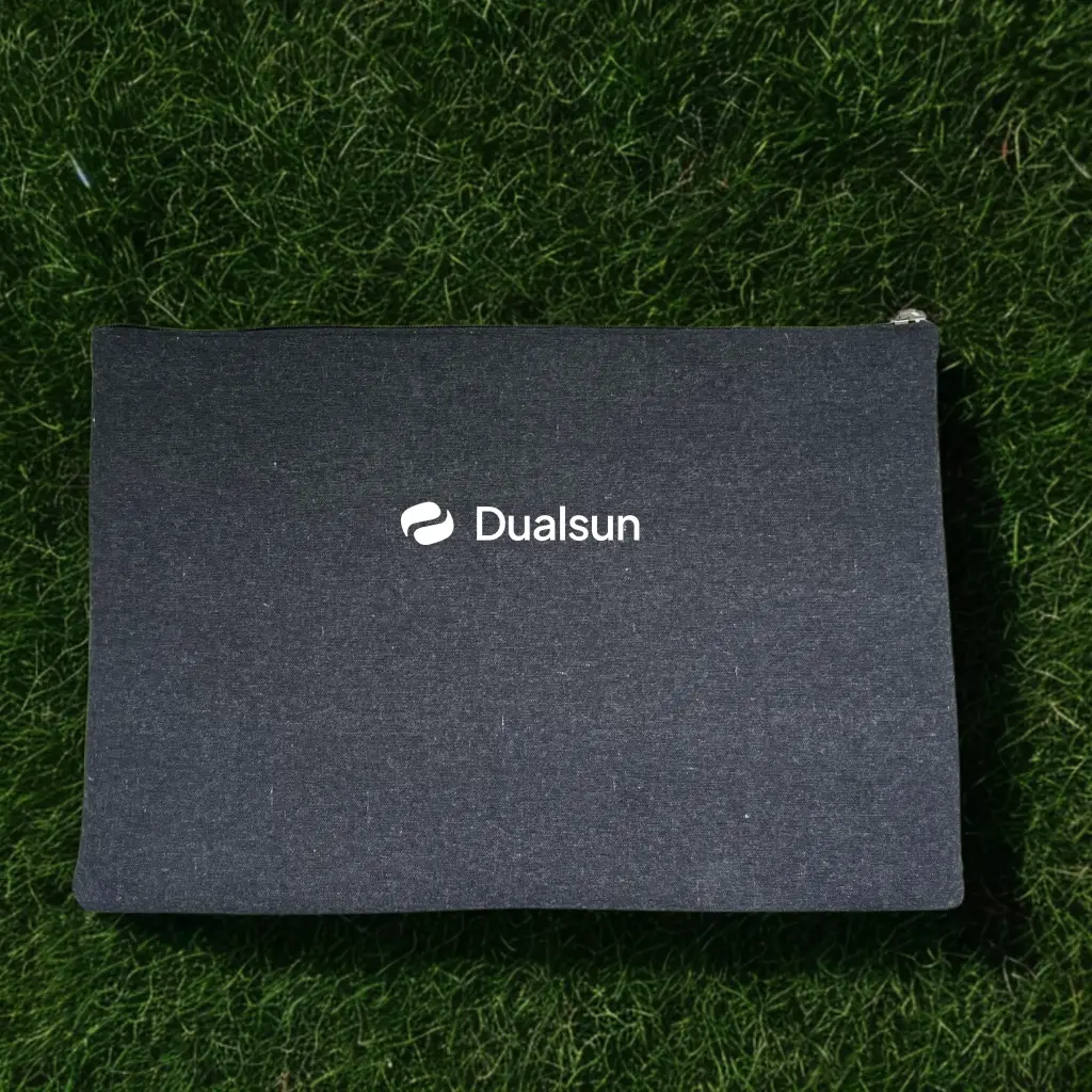 Pochette DualSun en tissu