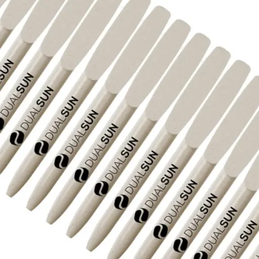 [230628445] BIC® Super Clip Origin blanc, logo DualSun biobased