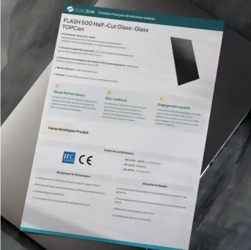 [2506251991] Fiche Technique Dualsun FLASH 500 Glass-Glass TOPCon 2.0