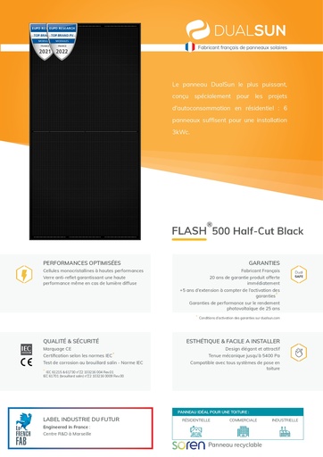 [2507021996] Fiche Technique FLASH 455 Glass-Glass TOPCon